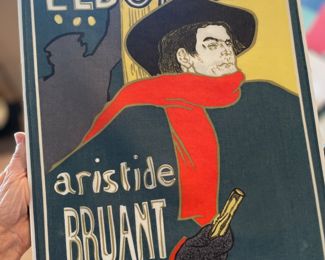 Vintage French Bitter Advertisement Wall Art 