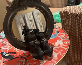 Bulldog Stand Decorative Mirror 