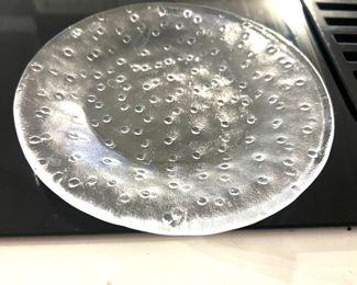 Vintage Kosta Boda Cornelia Raised Dot 8” Dessert / Salad Plates - Set of 23  - 