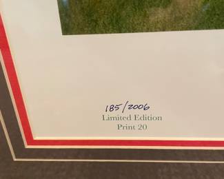 Dan Donovan Limited Edition Print 20 "Busch Stadium World Series Game 3 October 24, 2006" Signed and Numbered (185/2006)