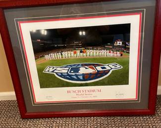 Dan Donovan Limited Edition Print 20 "Busch Stadium World Series Game 3 October 24, 2006" Signed and Numbered (185/2006)