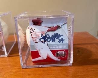 Albert Pujols Signed Official MLB Baseball