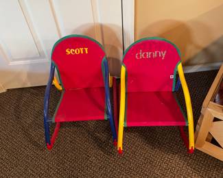 Personalized Children's Rocking Chair - Scott and Danny 