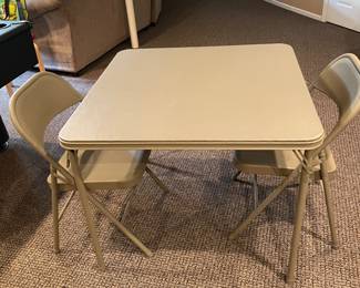 Cosco 3-Piece Folding Card Table Set