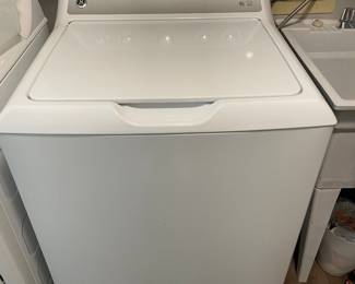 GE 4.6 cu. ft. Capacity Washer High Efficiency Top Load  with Stainless Steel Basket - Energy Star - Includes Hoses -12/26/20 