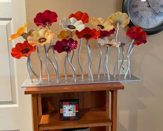 Garden 19 Autumn 103 Glass Flowers Table Centerpiece 
