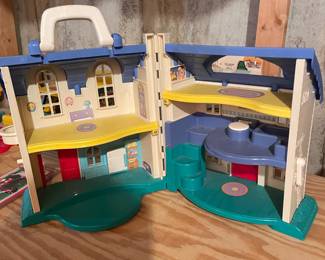 Vintage Fisher Price Little People Doll House #2511 Home Sweet Home 1996
