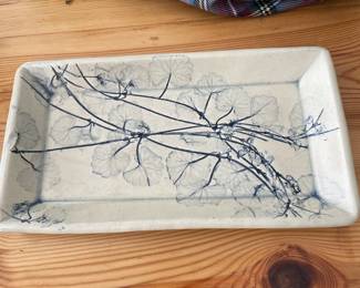 Handcrafted Pottery Tray - Mississippi Mud Gallery, Alton IL 