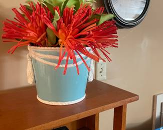 Two's Company Blue & White Vase / Planter