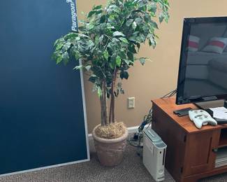 Artificial Ficus Indoor Outdoor Decoration Green