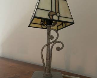Stained Glass Tiffany Style Small Table Lamp