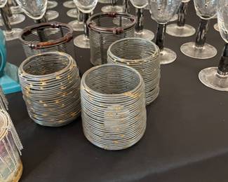 Wire Bands Metal Candle Holders