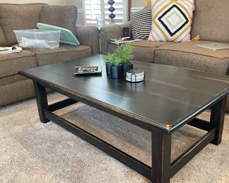 Distressed Wood  Farmhouse Coffee Table 