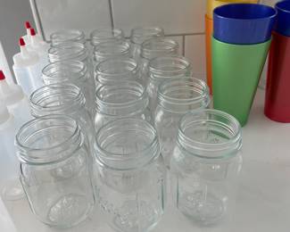 Mason Drinking Jars - Set of 15 - 
