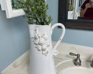 Large Ceramic Pitcher/Vase From Italy 