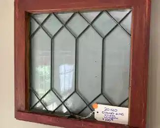 Beautiful antique beveled glass framed