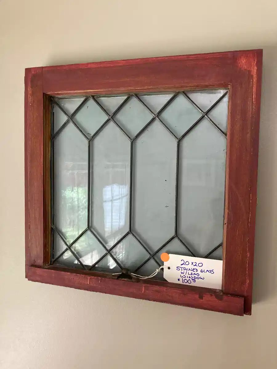 Beautiful antique beveled glass framed