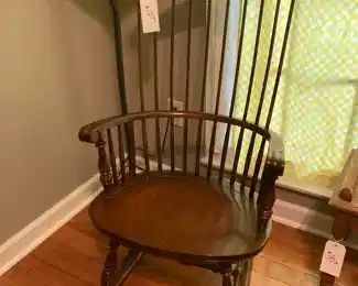 Mid century We bedsores wood rocker 