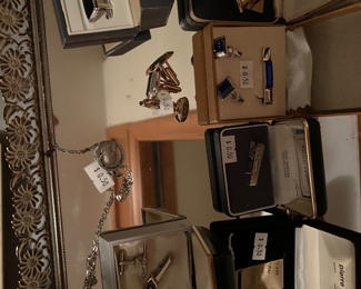 Misc men’s cuff links and tie tacks