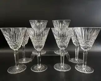 9 Waterford Fine French Irish Crystal Maeve Goblets Crystal Glasses
