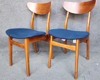 Pair of West Elm Mid Century Side Chairs
