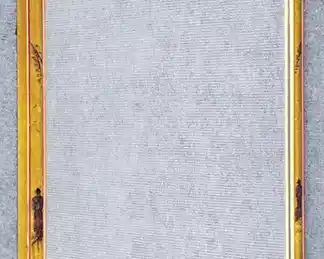 Fantastic Chinoiserie Pagoda Painted Wall Mirror Lattice Work
