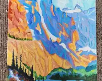 Original Michael Bassis Landscape Painting
