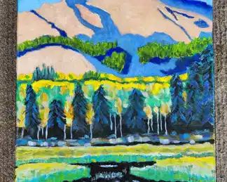 Original Michael Bassis California Dreaming Painting
