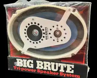 Vintage NIB Big Brute Tri Power Speaker System Model TX20
