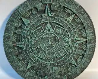 Vintage Souvenir Aztec Solar Calendar
