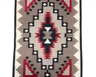 Vintage Southwest Native American Handwoven Blanket
