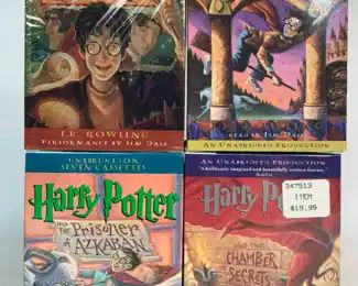 Harry Potter by J. K. Rowling On Tapes Cassette - Two Unopened
