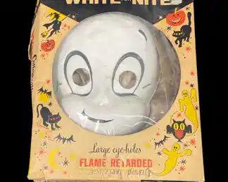 Vin tage Casper The Friend ly Ghost Hal loween Cos tume White for Nite Col legeville
