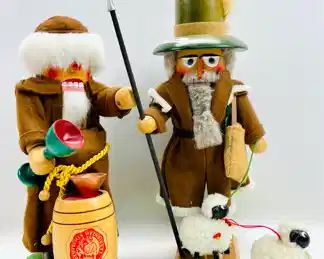 Original Steinbach Volkskunst Nutcrackers From West German

