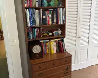 MAPLE BOOKCASE/CHEST. USA MADE
