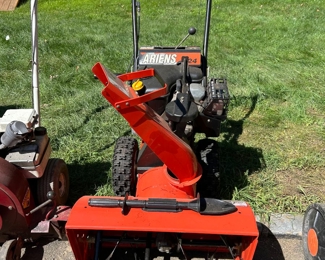 ARIENS 8 HP 24" ELECTRIC START SNOW BLOWER SERVICED AND READY FOR THE SEASON