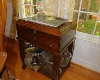 Deco Walnut Silver Chest