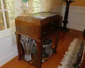 Deco Walnut Silver Chest