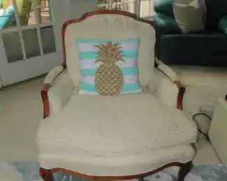 Vintage French Bergere Chair