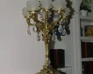 French Bronze Candleabra