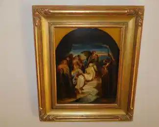 Important Oil On Board Casper Johann Nepomuk Scheuren