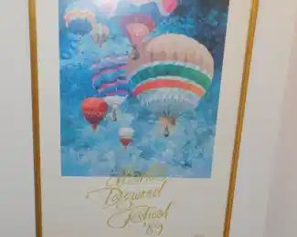 Framed Atlanta Dogwood Festival Poster