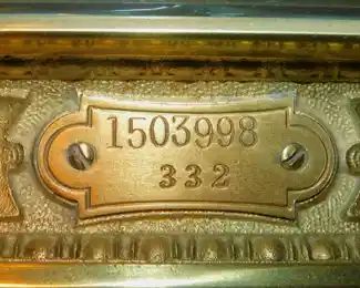 Antique 1913 NATIONAL CASH REGISTER NCR 332 Brass Original Mechanism 