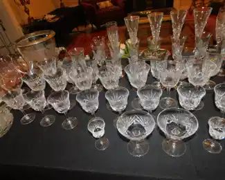 GORHAM CHERRYWOOD CRYSTAL AND WATERFORD CRYSTAL