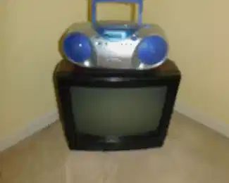 TV And Boom Box