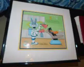 Looney Toons Framed Cell