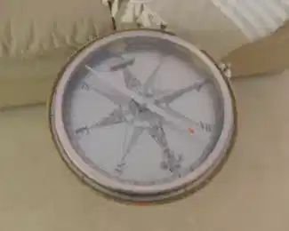 Vintage Ships Compass Table