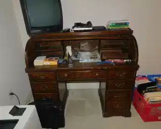 Open Roll Top Desk