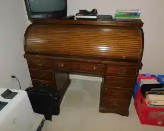 Vintage Roll Top Desk