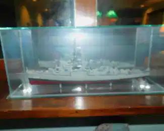 Ship Model In Case